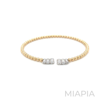 Sparkle Bead Snap & Swirl Bracelet