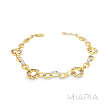 Vibrant Links Bracelet