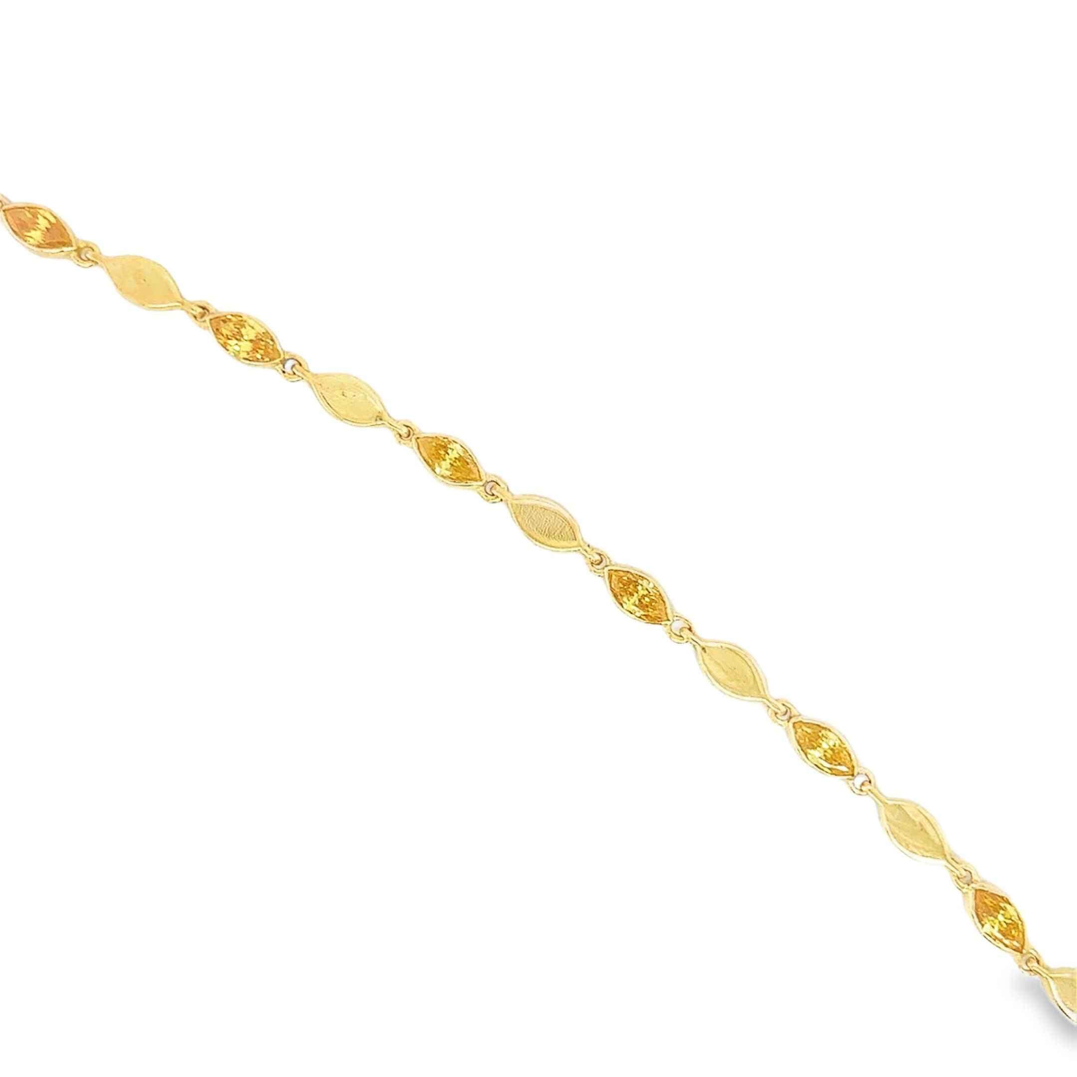 Gilded Marquise Bracelet