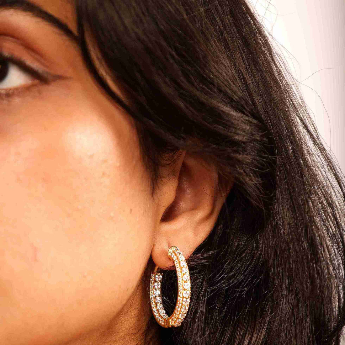 Celestial Sparkle Hoops-Large