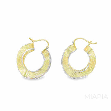 Radiance Textured Hoops