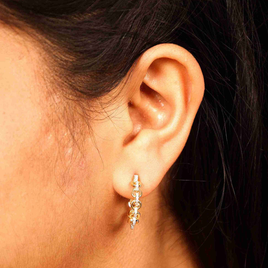 Twisted Elegance Hoops