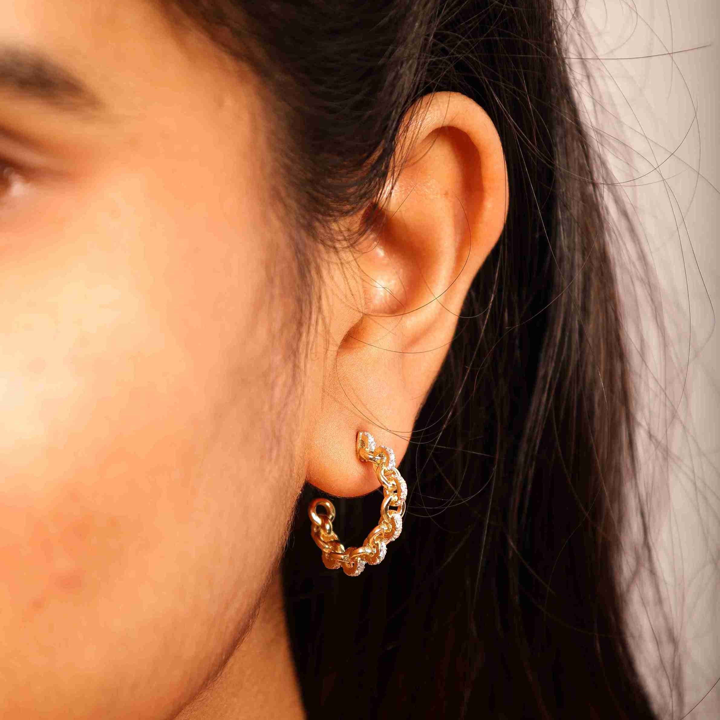 Twisted Elegance Hoops