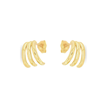 Tiered Curve Earrings