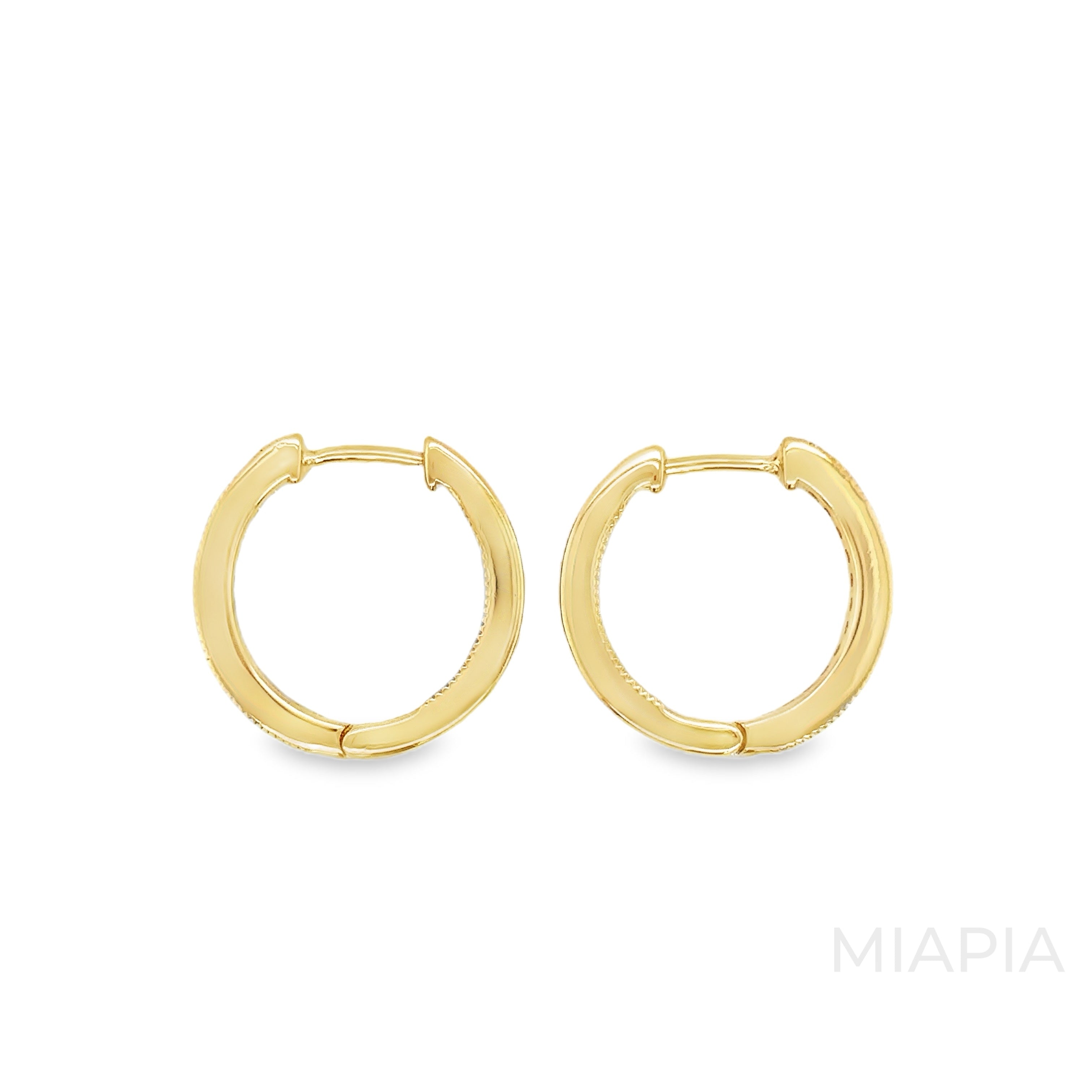 Radiant Pave' Hoops