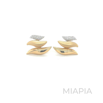 Ripple Stud Earrings