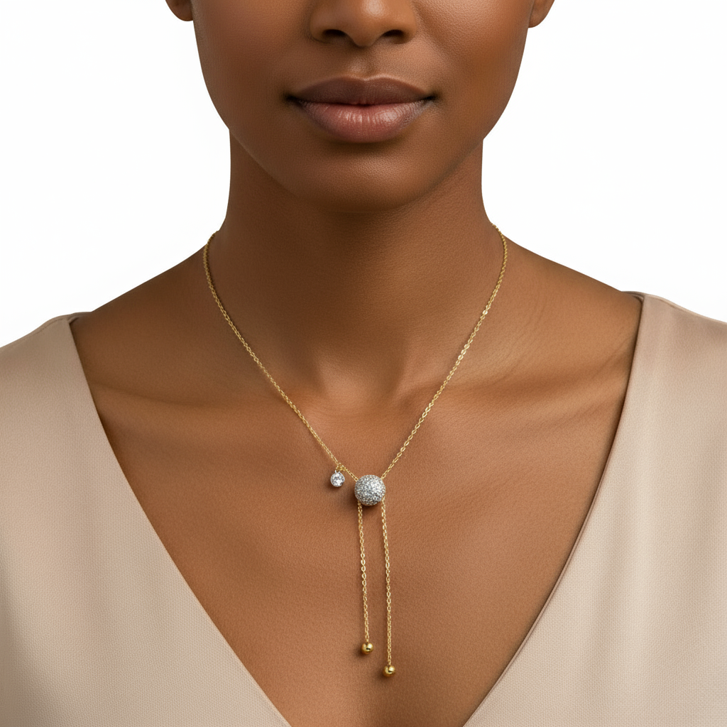 Lustre Cascade Necklace