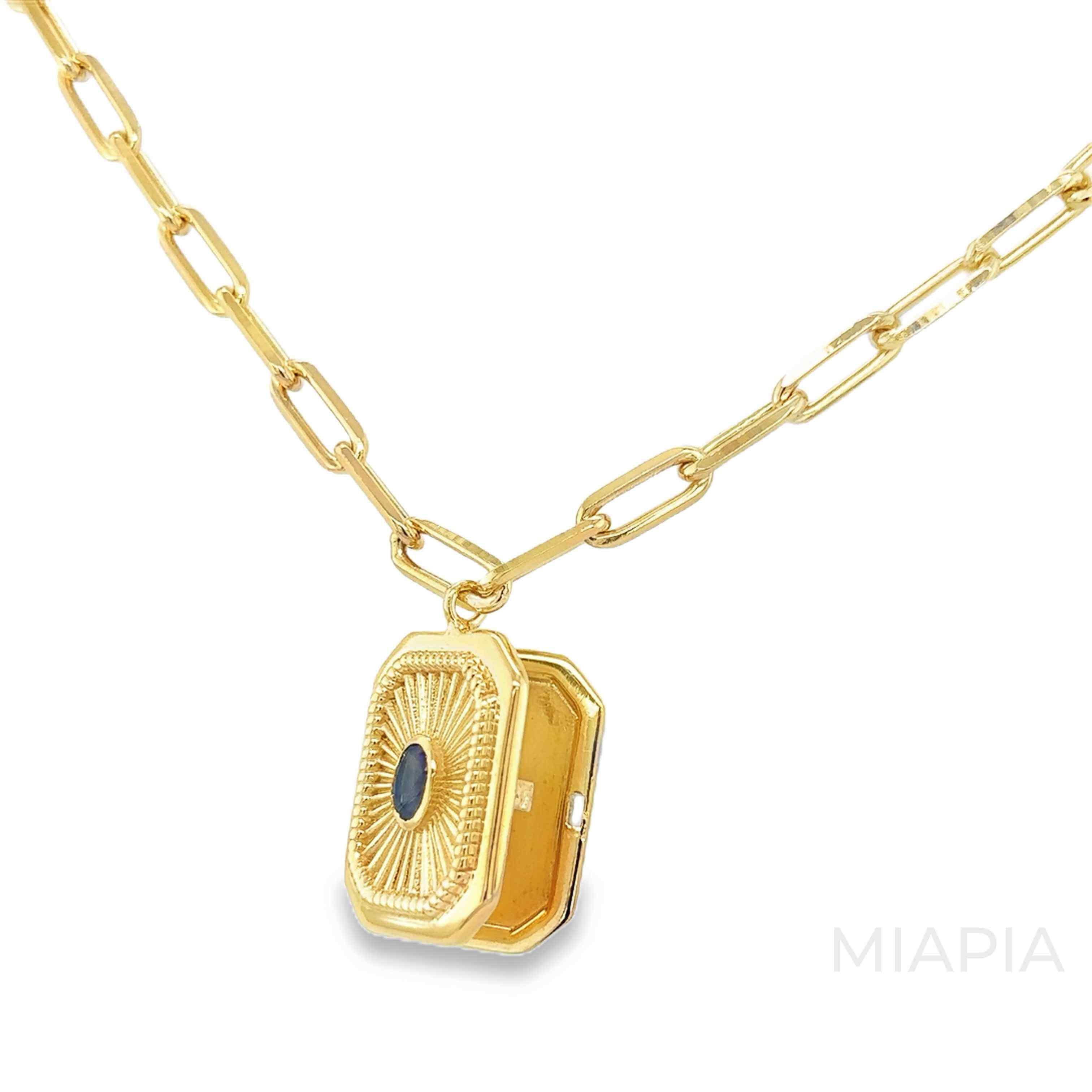 Duality Reversible Locket Necklace