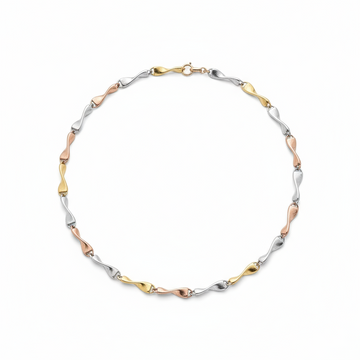 Tri Coloured Twisted Chain