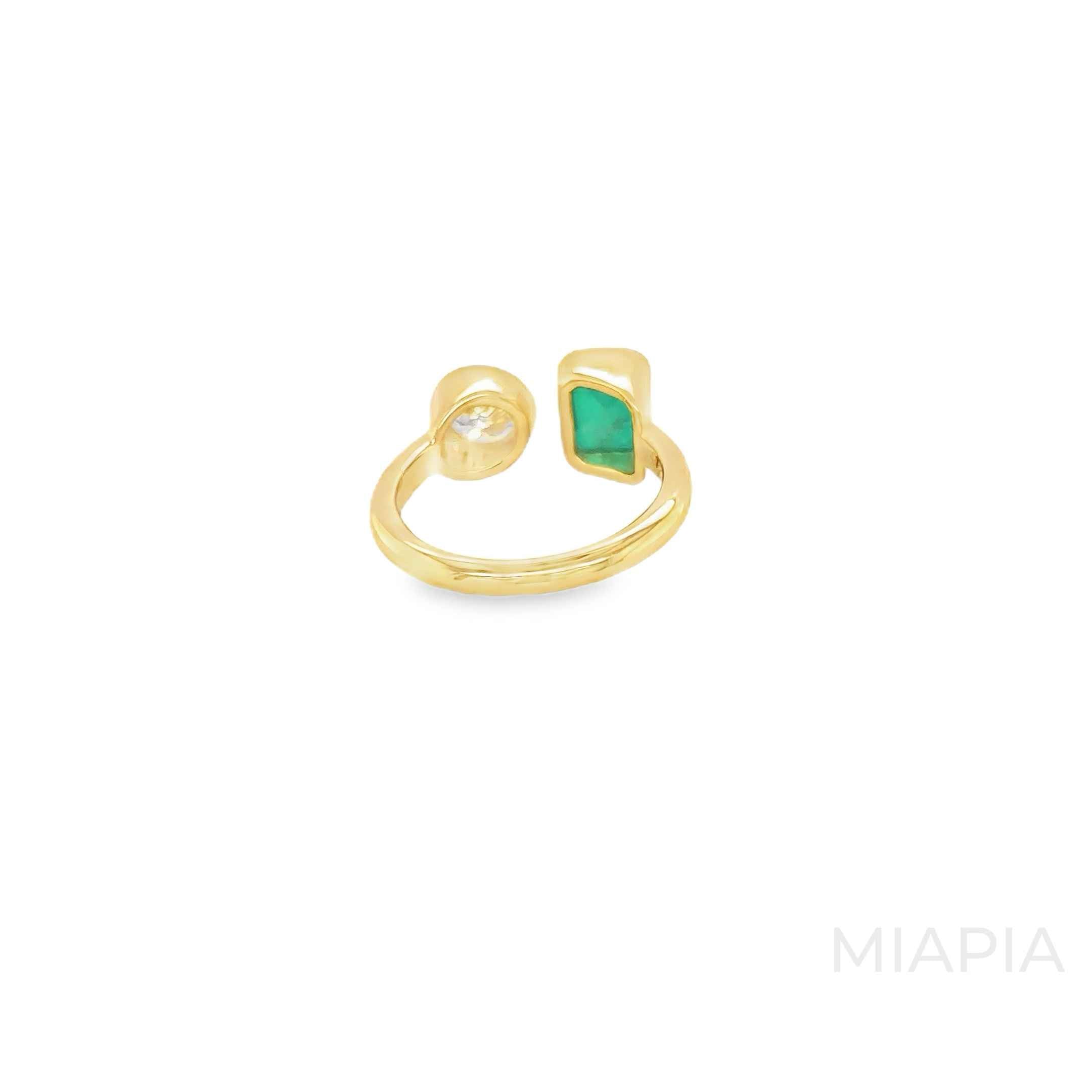Tête-à-Tête Emerald Spark Ring