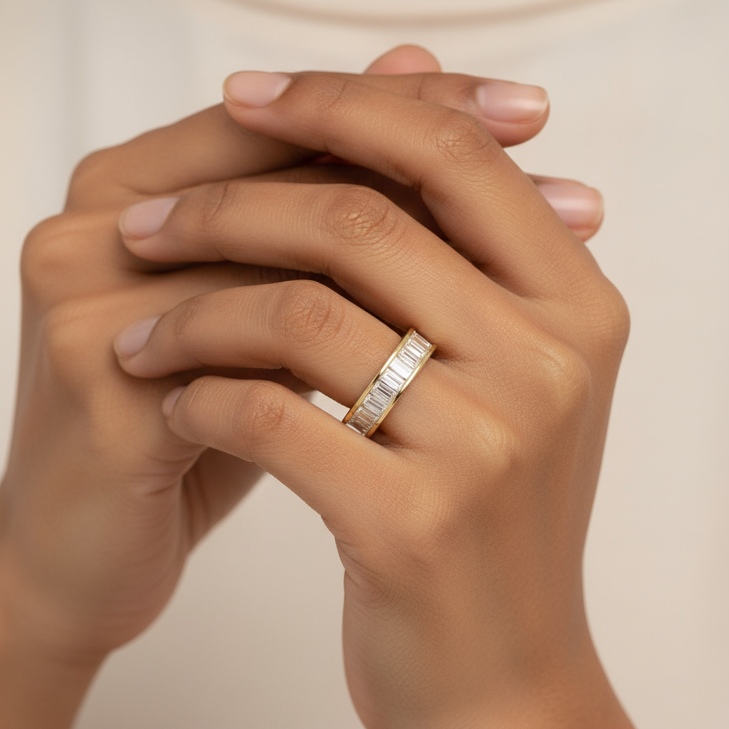 Eternal Spark Baguette Band