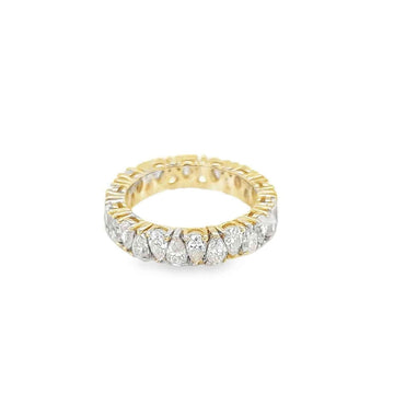 Pear Elegance Eternity Ring
