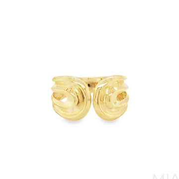 Golden Spiral Statement Ring