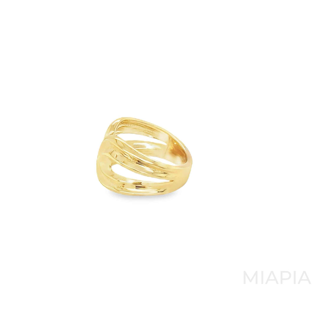 Golden Spiral Statement Ring