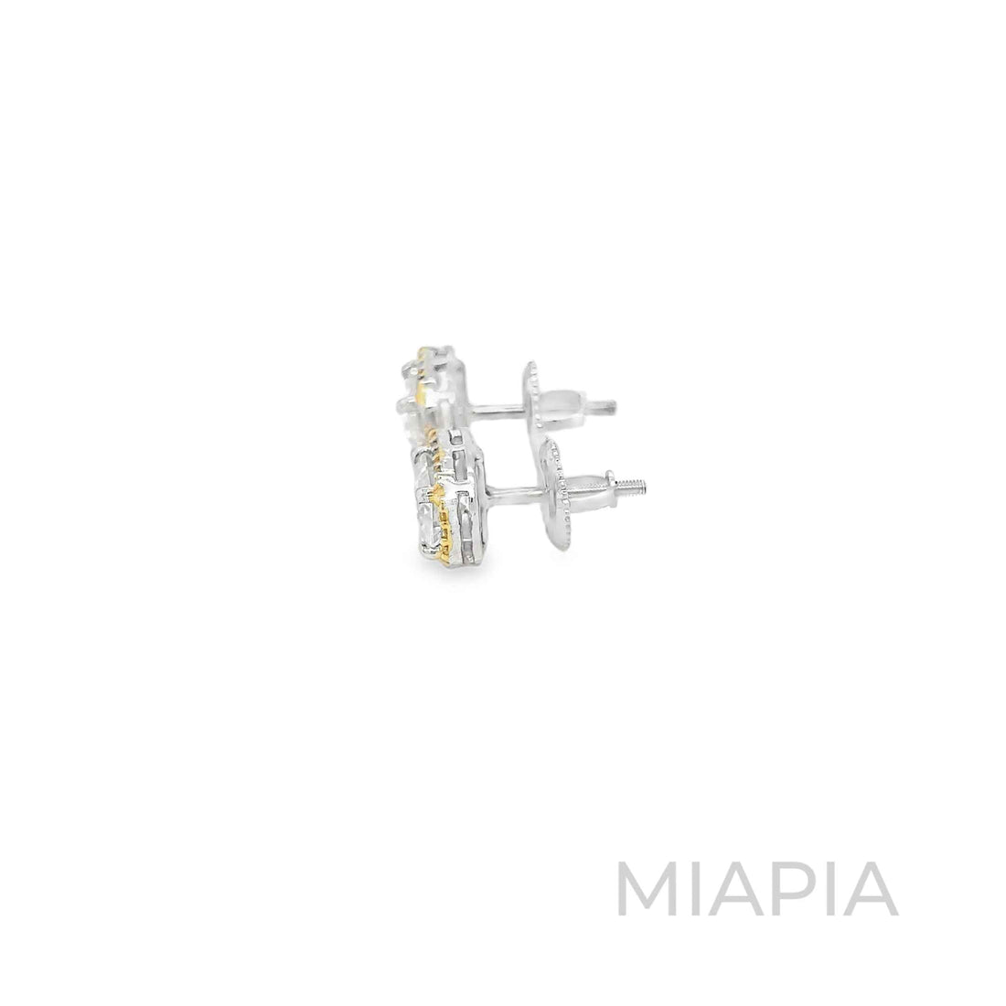 2.5-Carat Emerald-Cut Moissanite Studs