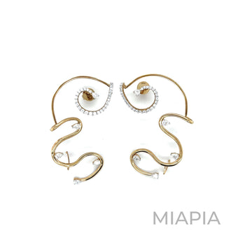 Serpentine Glow Ear Cuffs