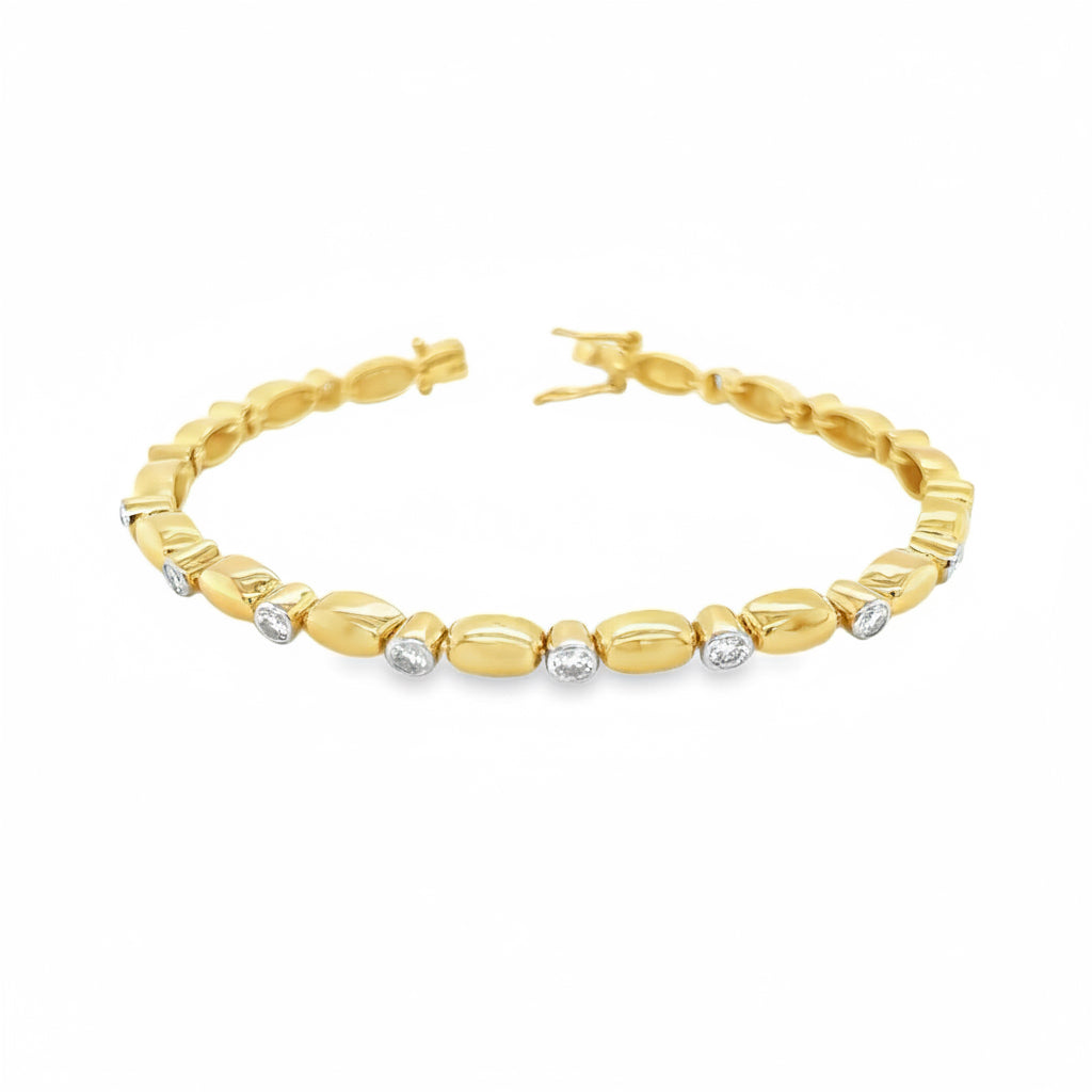 Golden Bead and Spark Bracelet