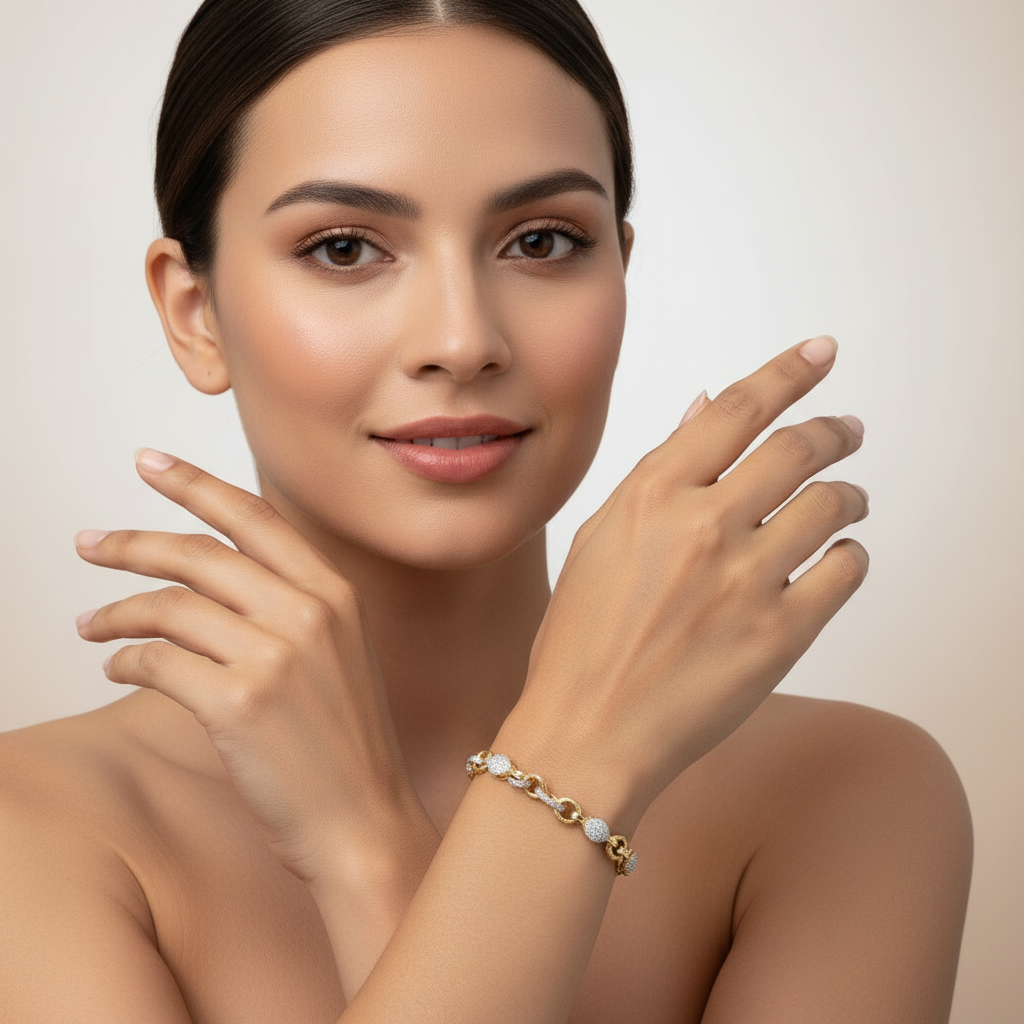 Luxe Link Charm Bracelet