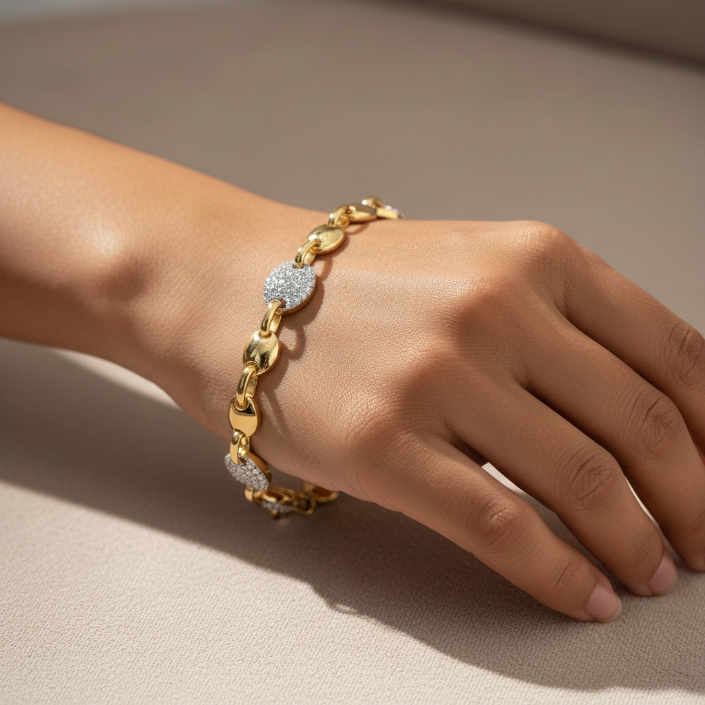 Sparkling Link Bracelet