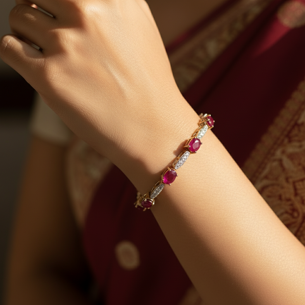 Ruby Radiance Bracelet