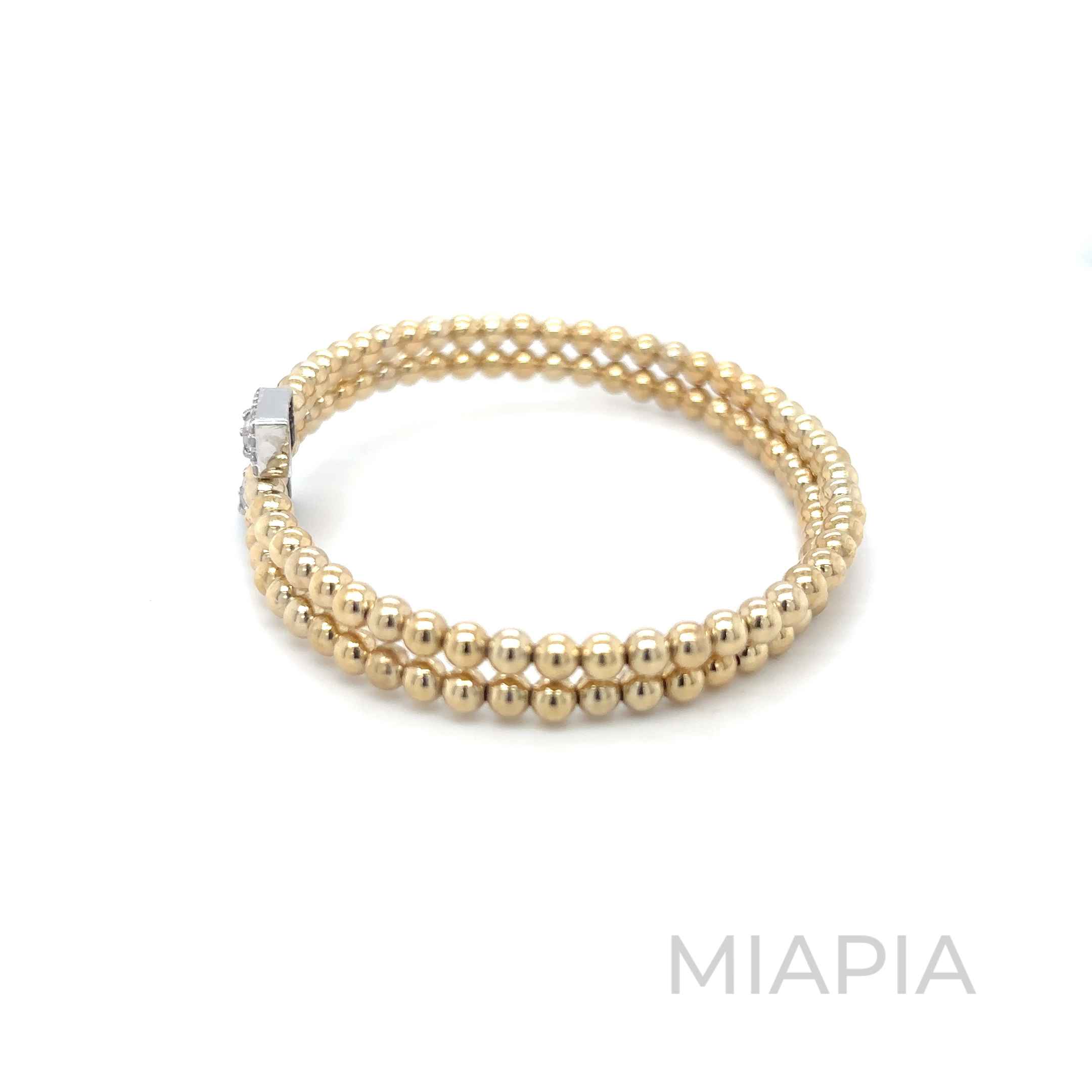 Snap & Swirl Baguette Charm Bracelet