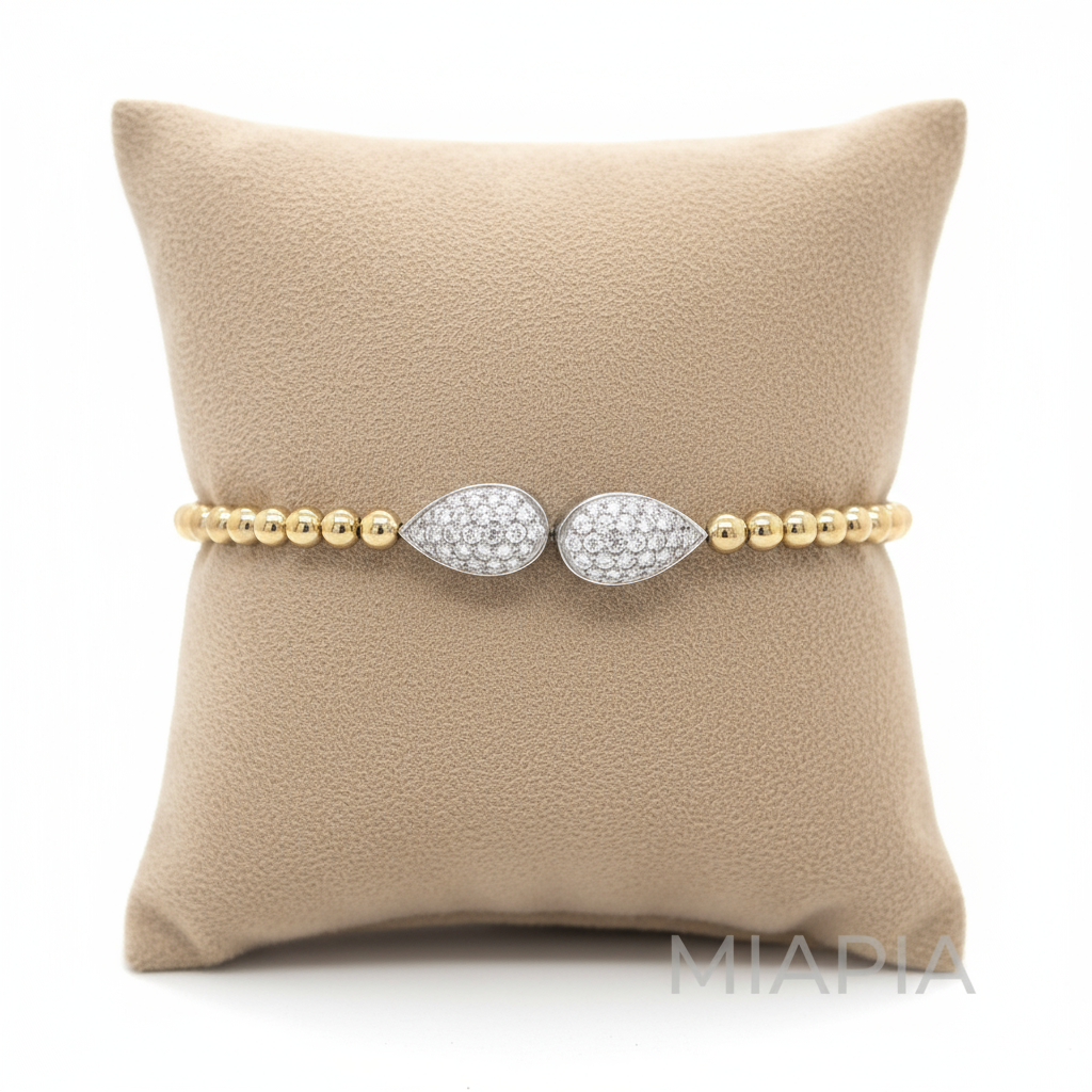 Snap & Swirl Teardrop Bracelet