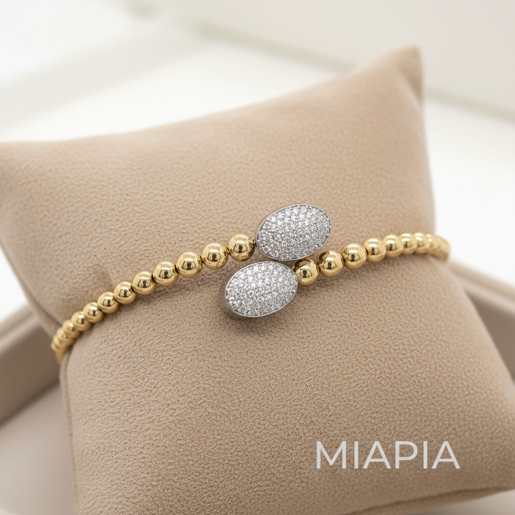 Snap & Swirl Oval Charm Bracelet