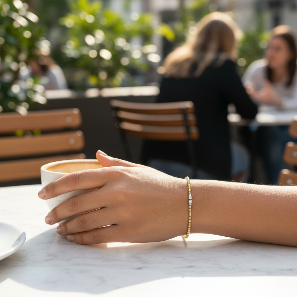 Bubble Snap and Swirl Bracelet