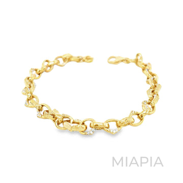 Golden Interlace Bracelet