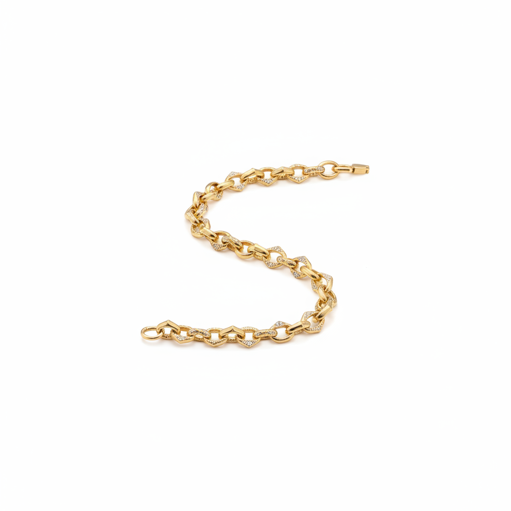 Golden Interlace Bracelet