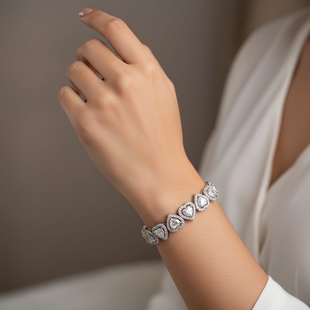 Heart Halo Bracelet