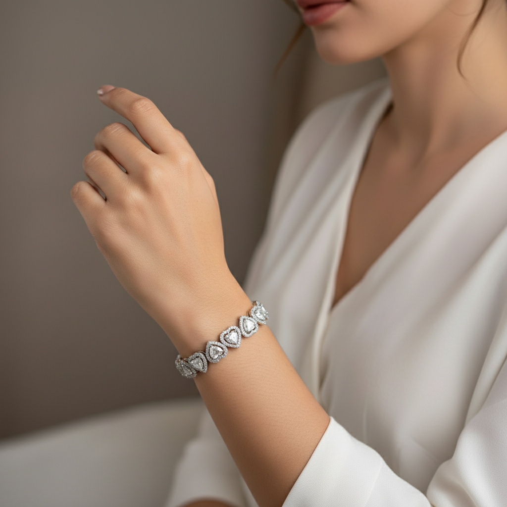 Heart Halo Bracelet