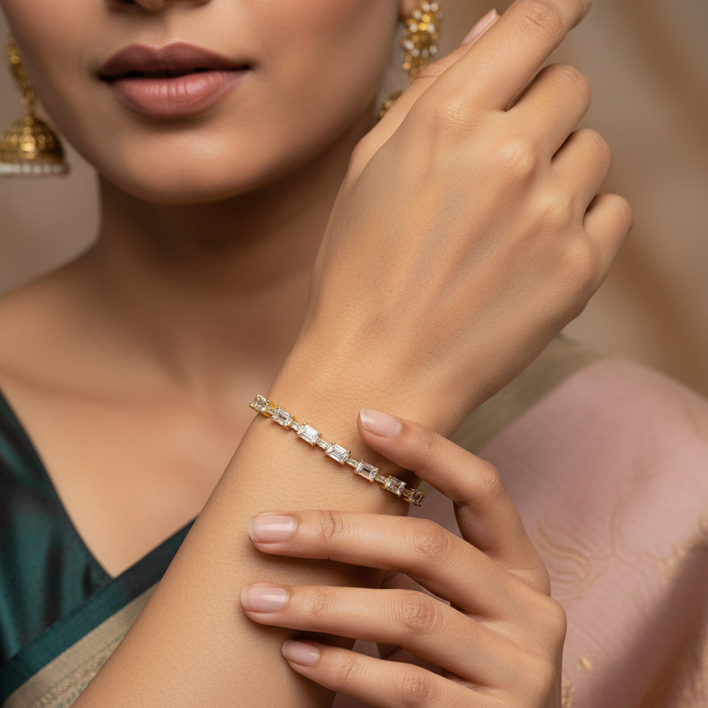 Alternating Luxe Tennis Bracelet