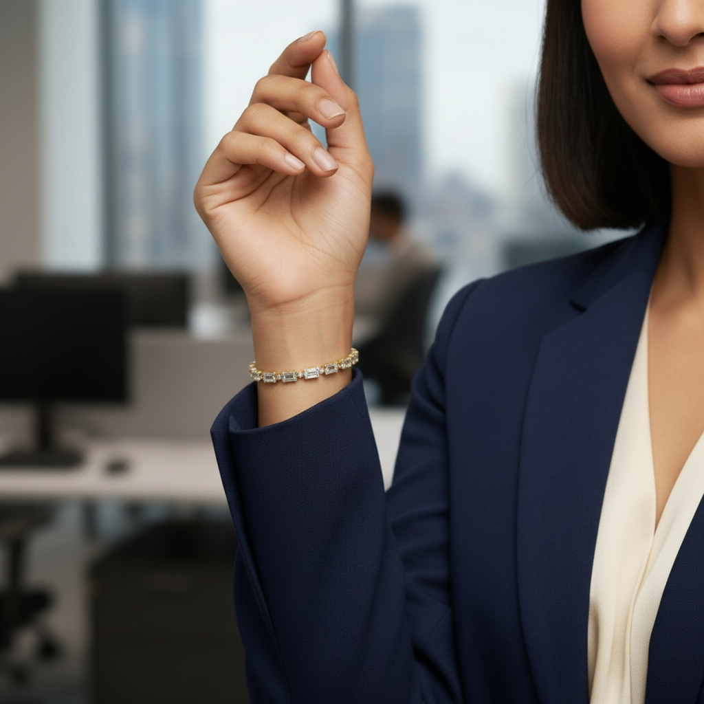 Alternating Luxe Tennis Bracelet