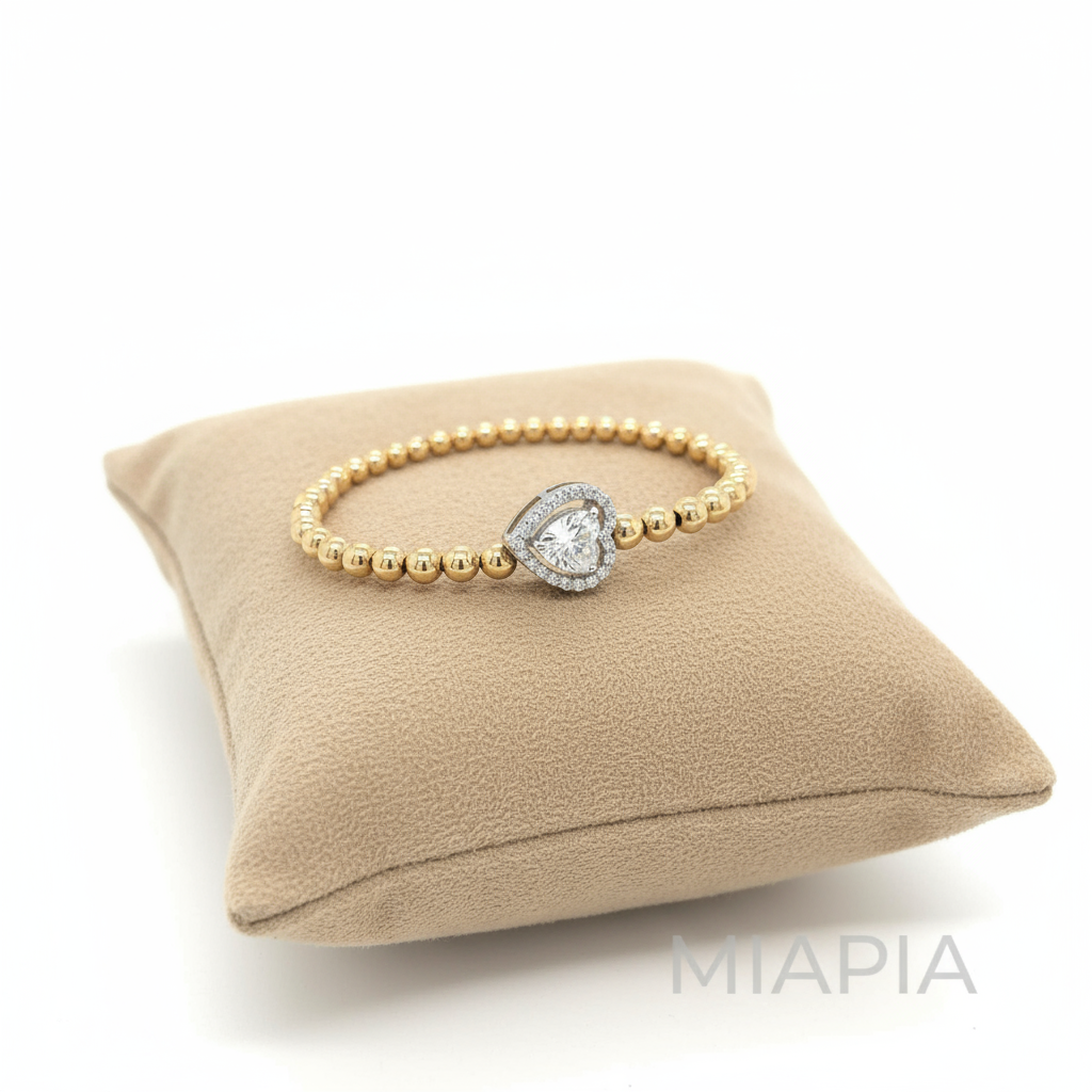 Snap & Swirl Heart Halo Bracelet