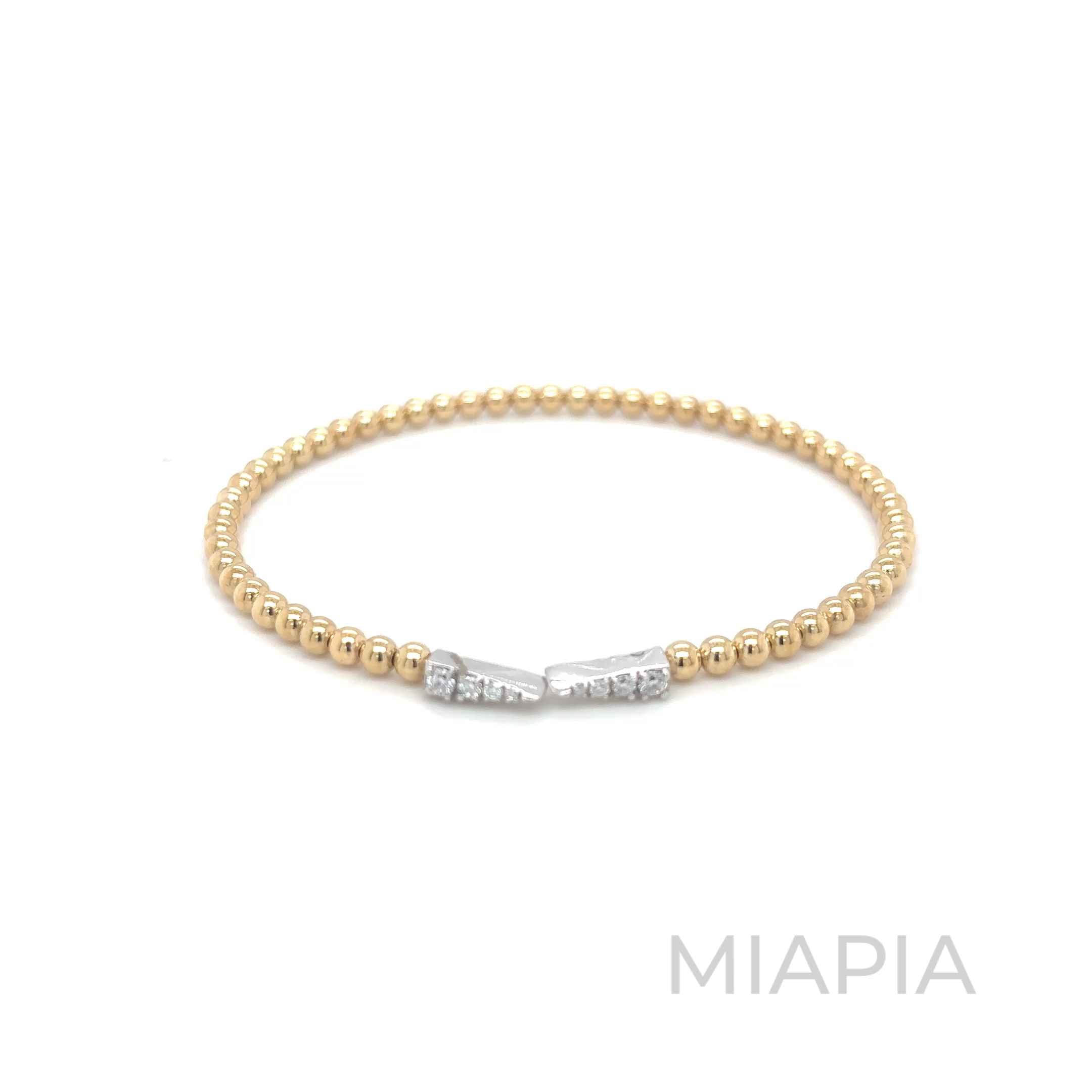 Chevron Snap and Swirl Bracelet