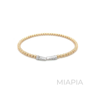 Chevron Snap and Swirl Bracelet