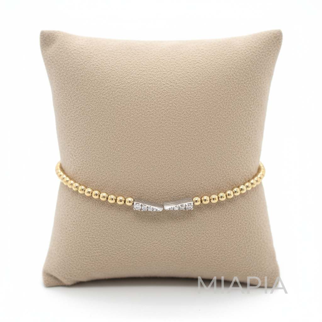 Chevron Snap and Swirl Bracelet