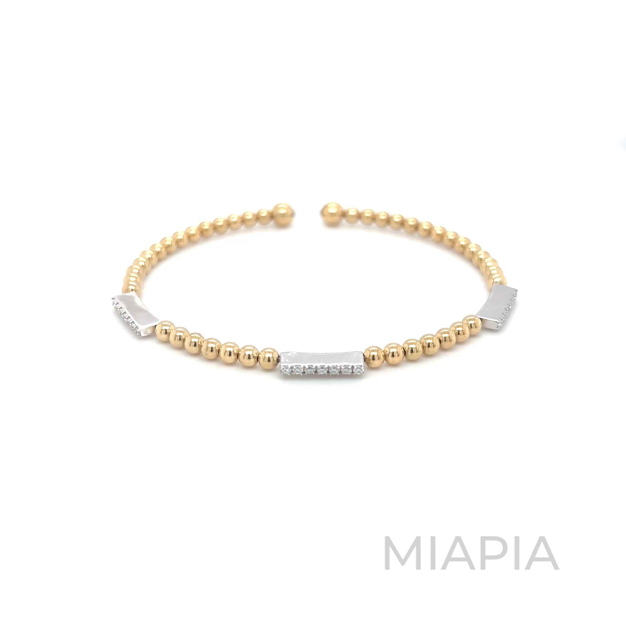 Trinity Snap and Swirl Bracelet