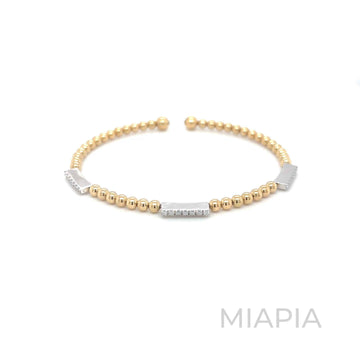 Trinity Snap and Swirl Bracelet