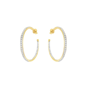 Radiant Curve Hoop Earrings