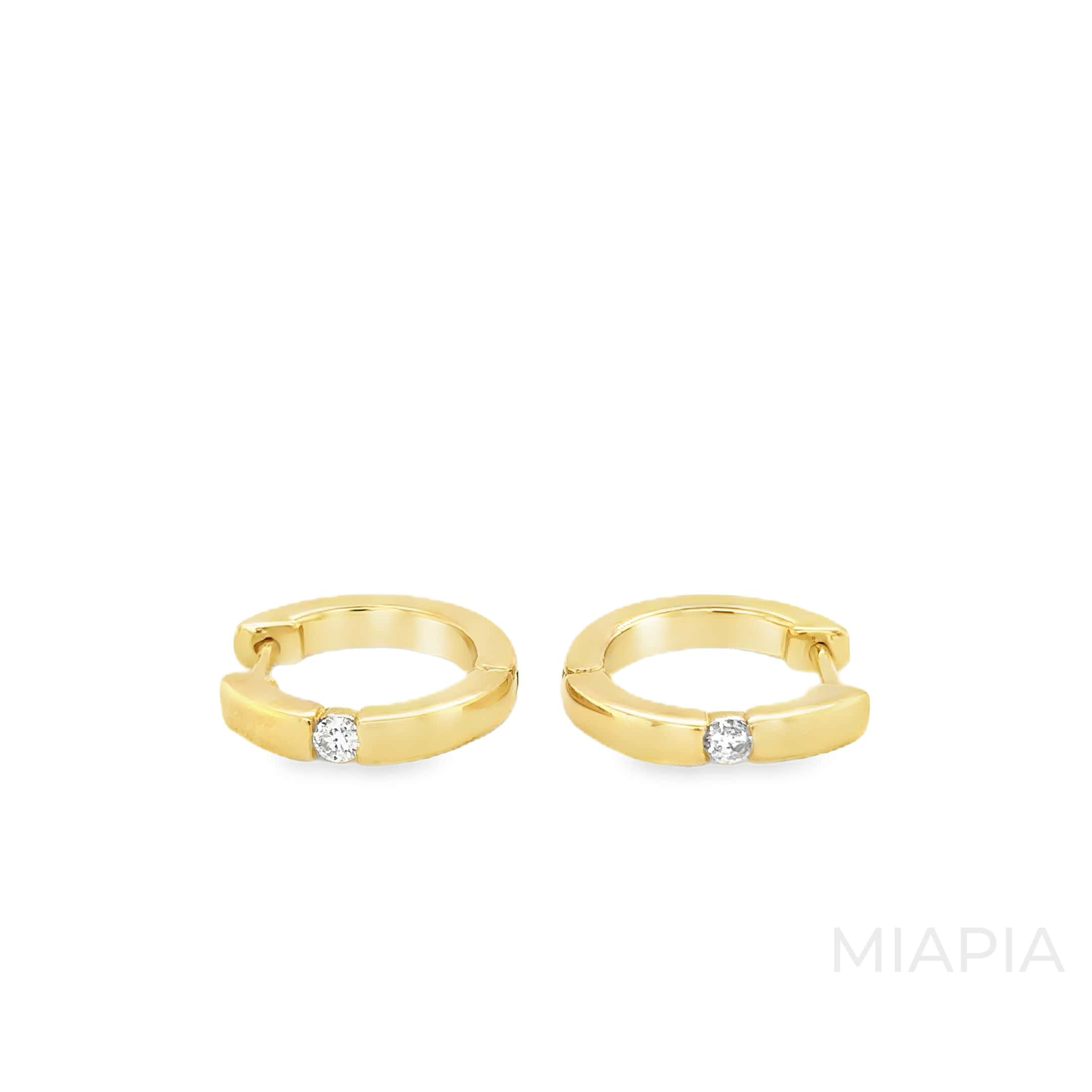 Classic Moissanite Hoop/Huggies