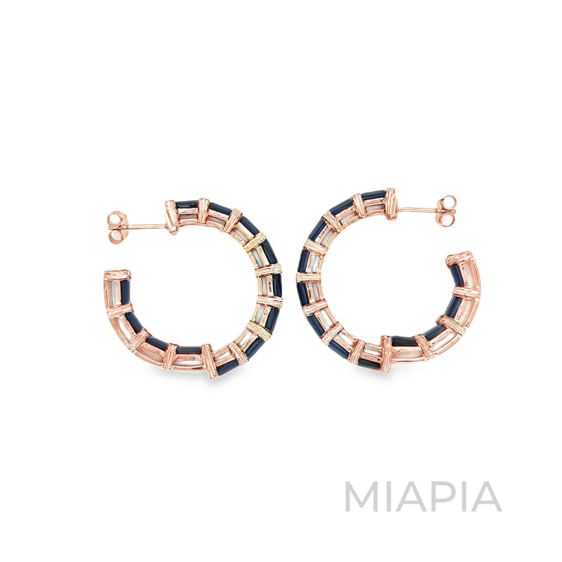 Midnight Luxe Hoops