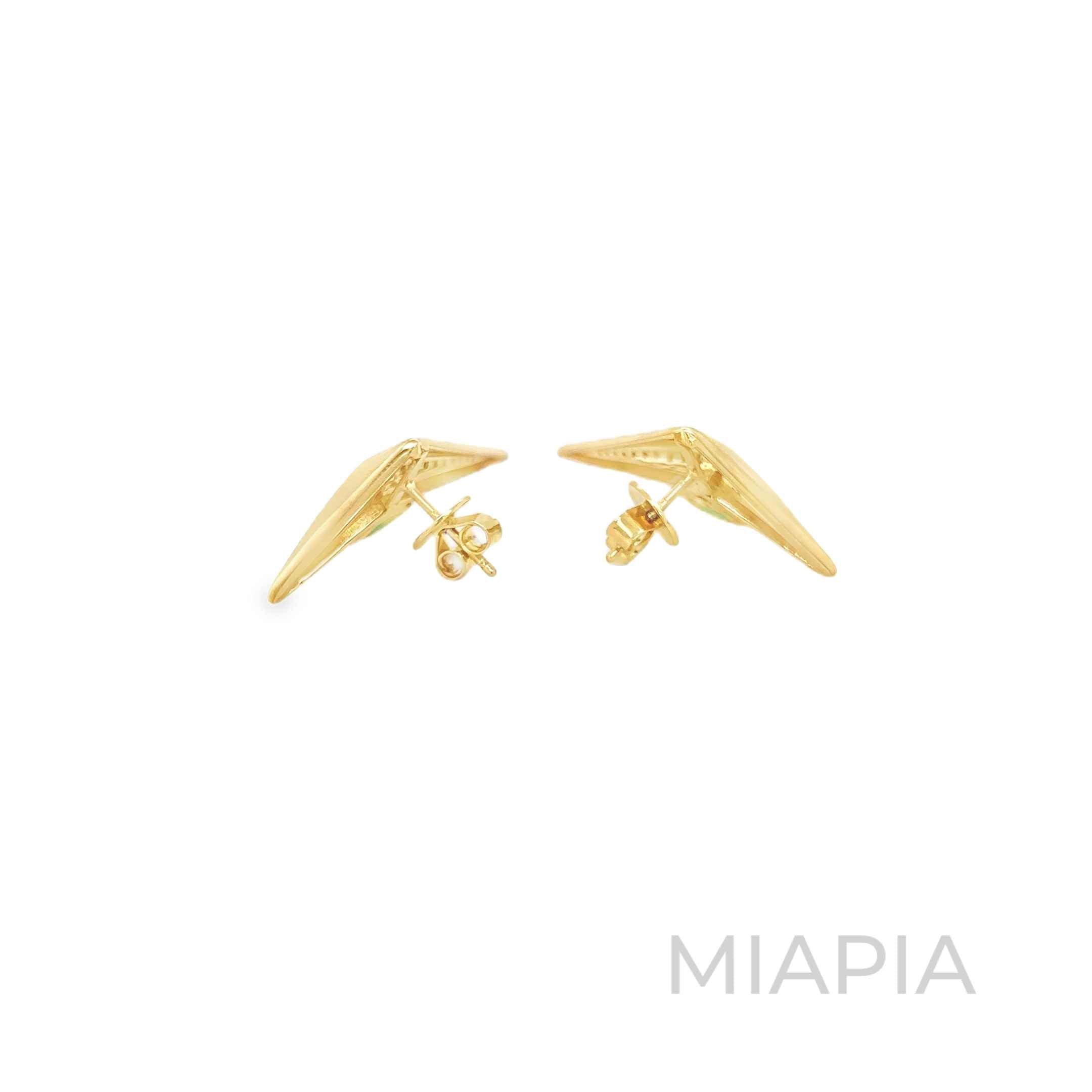 Emerald Edge Earrings