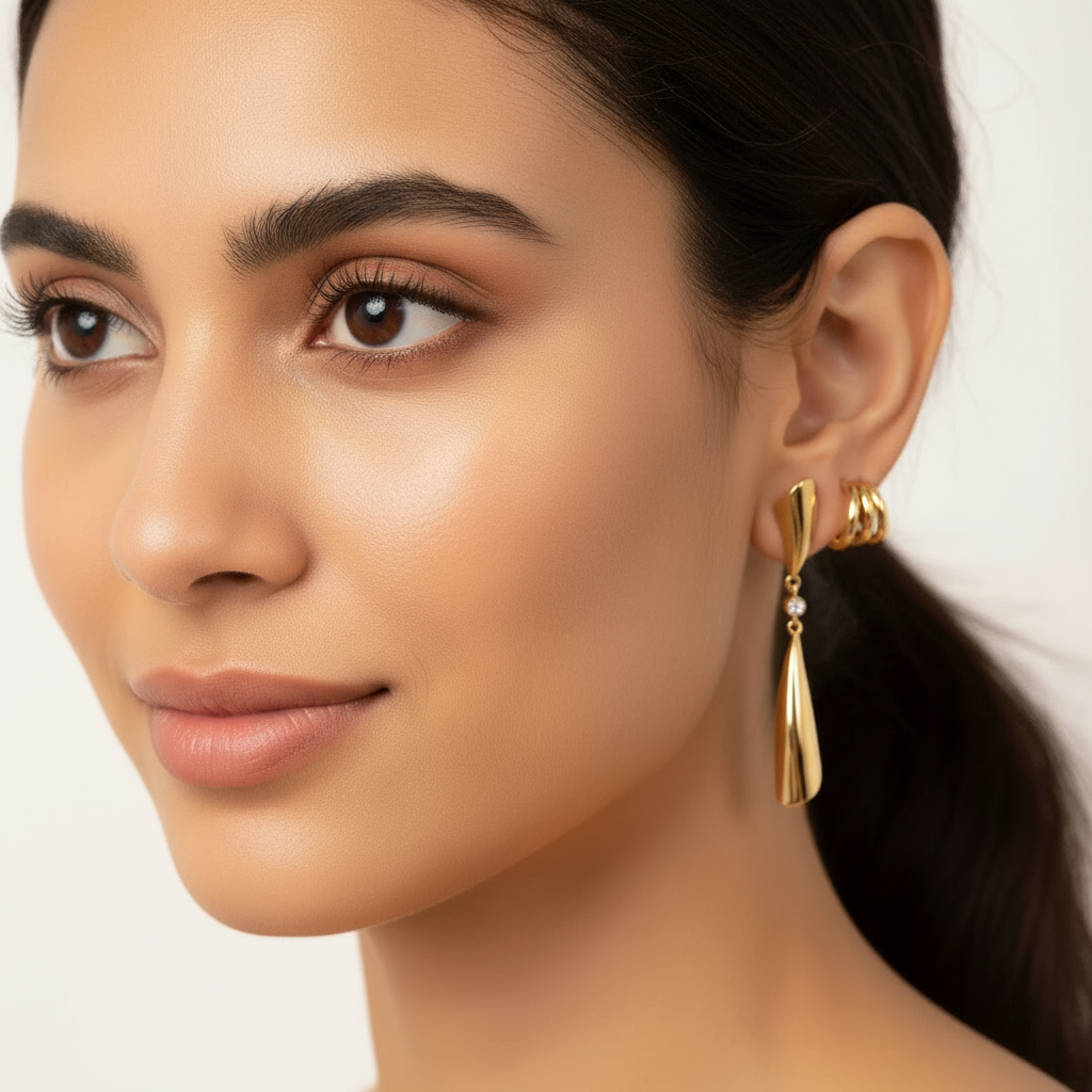 Fluid Grace Drop Earrings
