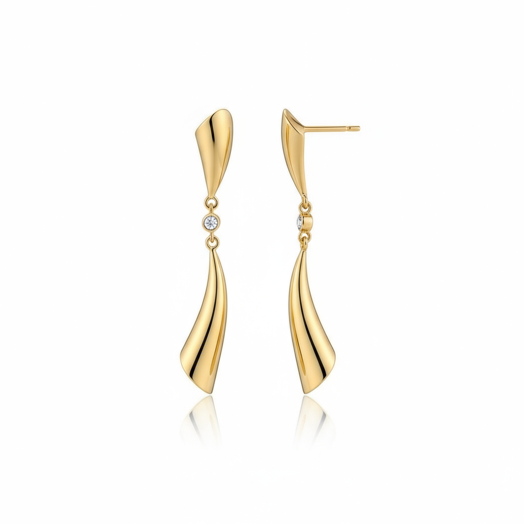 Fluid Grace Drop Earrings