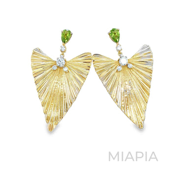 Verdant Wing Drop Earrings