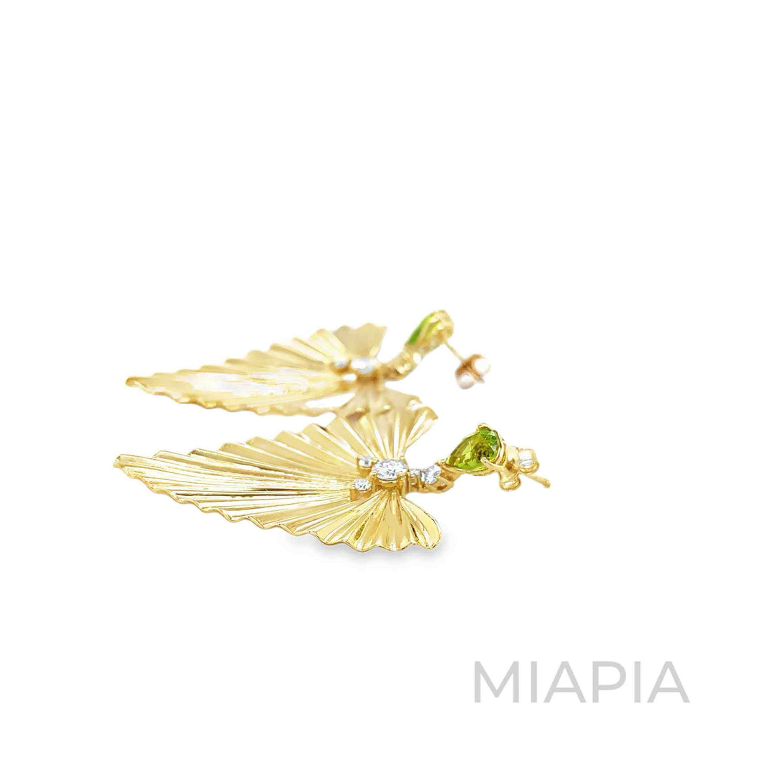 Verdant Wing Drop Earrings