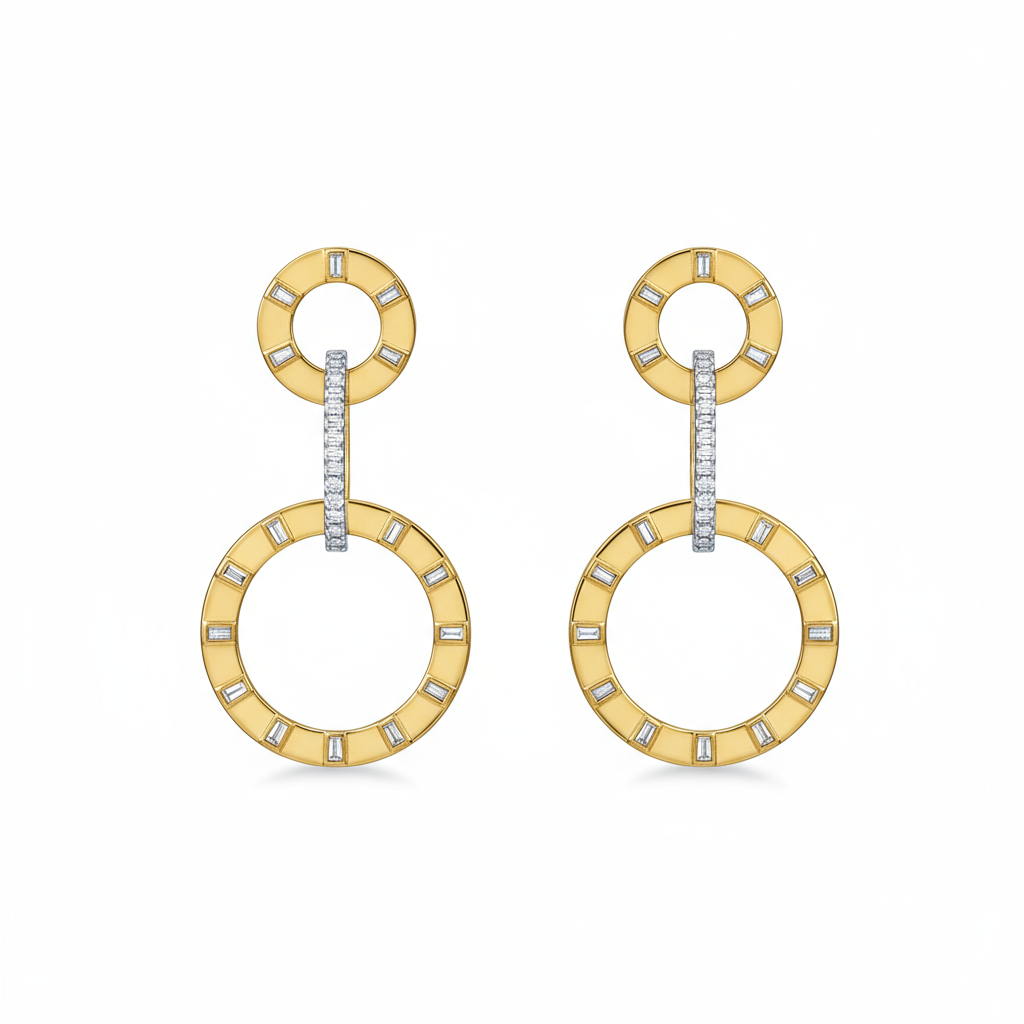 Interlock Elegance Earrings