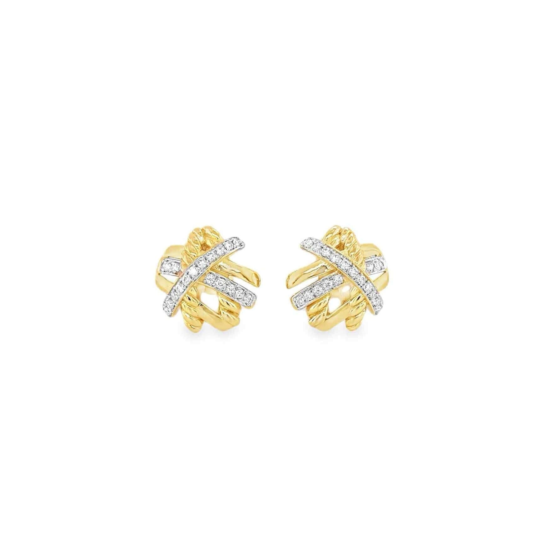 Luxe Weave Studs